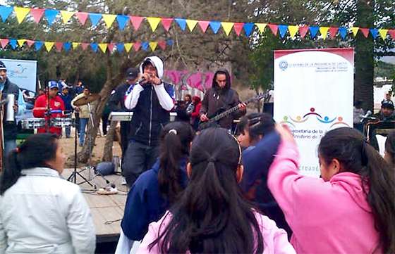 Jóvenes de La Caldera se expresaron en la Plazas Culturales