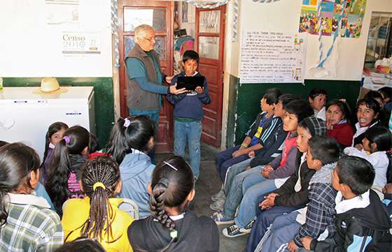 El ministro de Salud participó de la jornada Nacional de Lectura