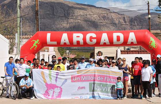 Cafayate corrió el maratón Malvinas “Corazón de mi País”
