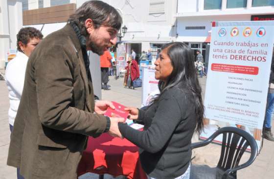 Asesoraron a unos 100 trabajadores  y empleadores de casas particulares