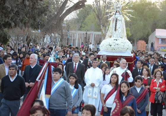 Vecinos del Valle de Lerma rindieron culto a la Virgen de la Merced