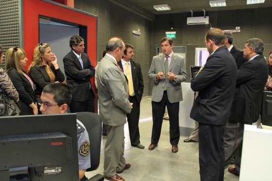 Fiscales se interiorizaron sobre el funcionamiento del sistema de videovigilancia