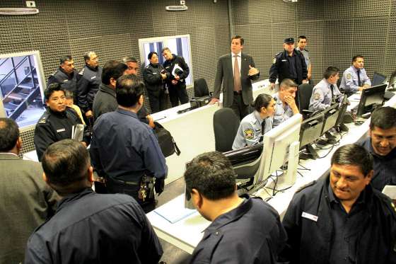 Capacitaron a Jefes Policiales sobre el funcionamiento del sistema de videovigilancia
