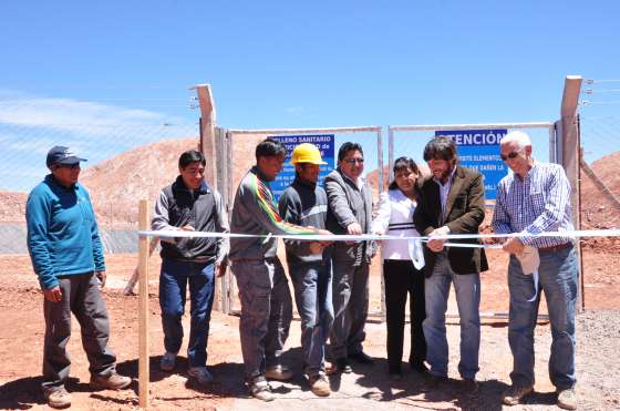 Inauguraron obra de relleno sanitario en Tolar Grande
