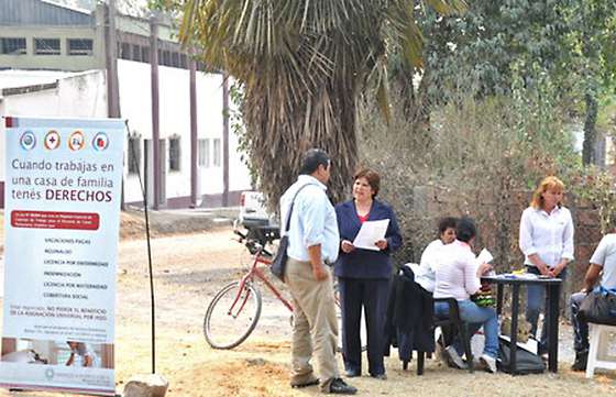 El operativo para empleados de casas particulares atenderá en Tartagal