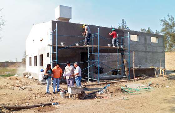 Avanzan las obras de construcción de la morgue judicial y ampliación del cementerio  en Orán