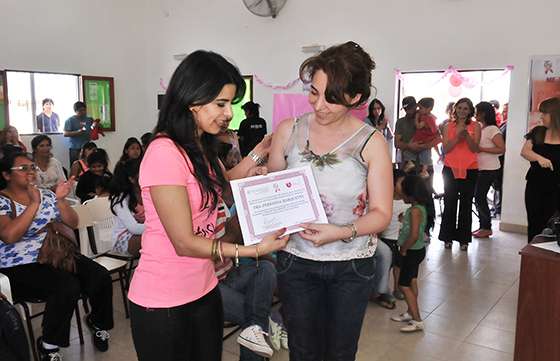 Gran participación de vecinos en barrio La Paz
