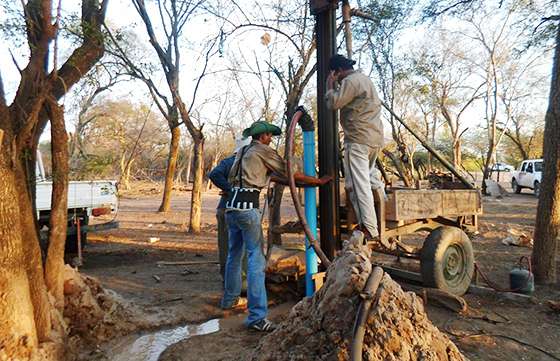 Finalizó la construcción de dos nuevos pozos comunitarios para abastecer de agua a Hickmann