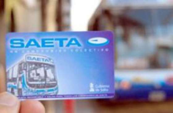 Se habilitó la  recarga de  SAETA con tarjeta Visa