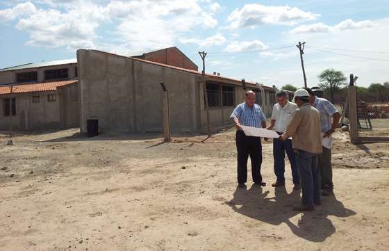 El nuevo colegio secundario que se construye en Misión Chaqueña tendrá playón deportivo