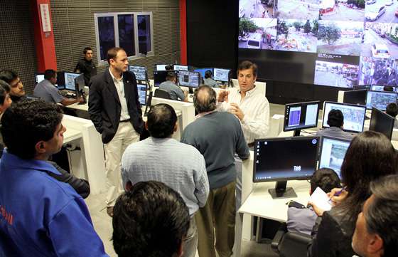 La Federación de Centros Vecinales se interiorizó sobre el funcionamiento del Sistema de Videovigilancia