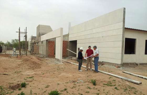 La construcción de un nuevo colegio en La Unión, en su última etapa