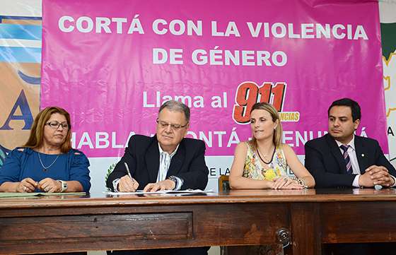 Convenio de concientización sobre la lucha contra la violencia en las canchas de fútbol