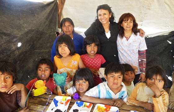 Un equipo de nutrición trabaja en el norte con comunidades originarias sobre seguridad alimentaria
