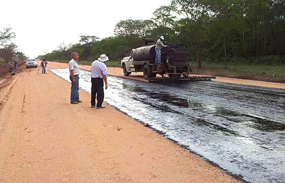 Se supervisó avances en la Ruta Provincial 54