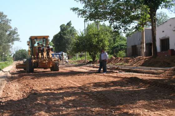 Doscientas familias de Mosconi se beneficiarán con  obra de pavimentación y red de cloaca