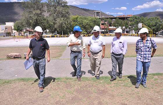 La Provincia realiza obras de refacción en la segunda rotonda de Tres Cerritos