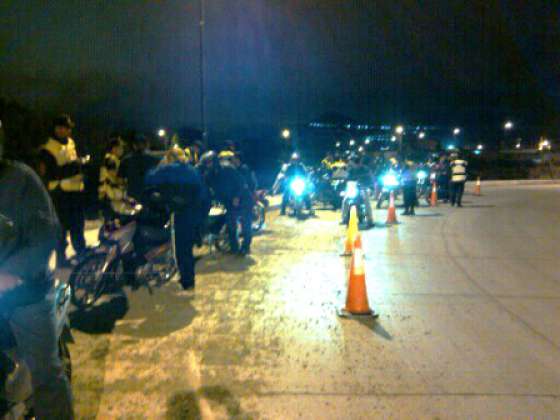 Fuerte Operativo de la Dirección de Seguridad Vial de la Policía de Salta