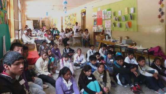 En la escuela de Las Moras se realizó una capacitación en Laboratorio