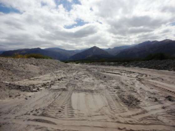 Minería fiscalizó canteras de áridos en Cafayate