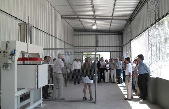 Se inauguró la planta de acopio de envases vacíos de productos fitosanitarios