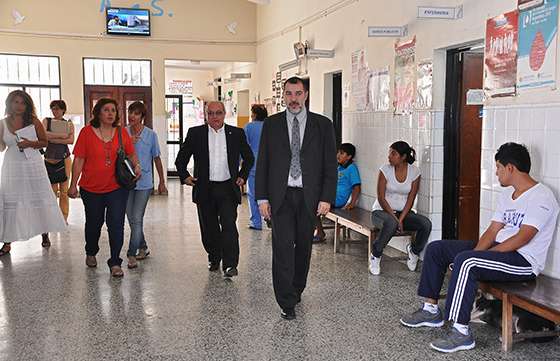 Villa Nougués visitó el centro de salud de Villa Primavera