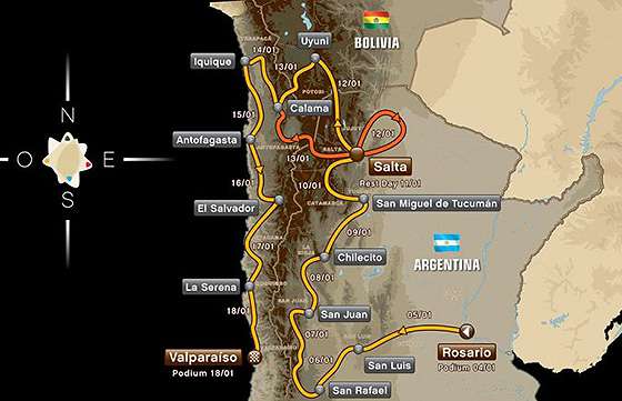 Vialidad trabaja en  los camino a las zonas de espectadores - Rally Dakar 2014
