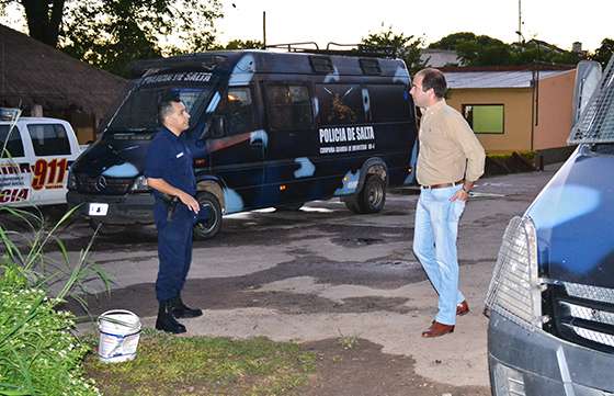 El Ministro de Seguridad recorrió las dependencias de la Regional 4 de Tartagal