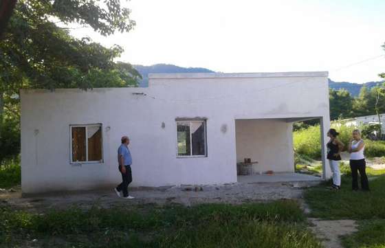 Verificaron el avance de obra del puesto sanitario de El Arenal