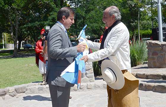 En San Lorenzo se conmemoró el bicentenario del combate de Las Lomas