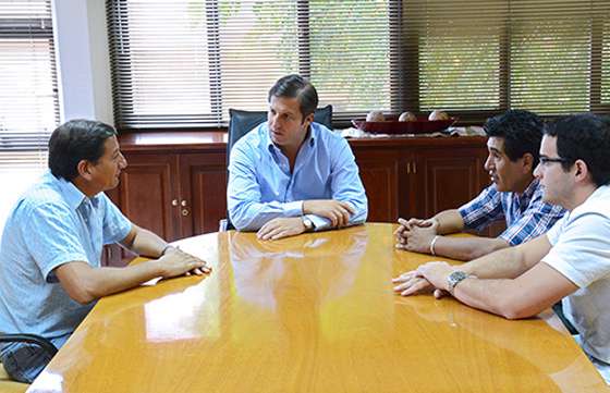 El ministro Sylvester se reunió con diputados provinciales