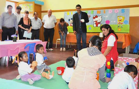 Funcionarios del Ministerio de Trabajo visitaron el Centro de Desarrollo Infantil y Adolescente en El Bordo
