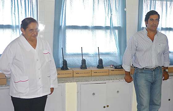 El área operativa del hospital de Guachipas tiene nuevos equipos de comunicación
