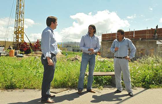Verificaron los pozos de agua para el sistema de riego del Parque Bicentenario