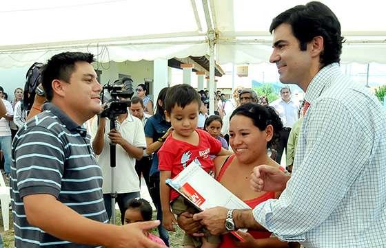 Cuarenta familias de La Merced recibieron las llaves de sus nuevas viviendas