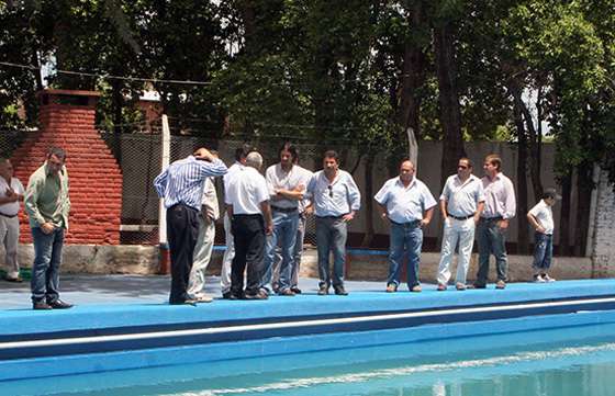 El ministro Parodi recorrió obras en la localidad de Joaquín V. González