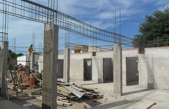 En Las Lajitas se construye un nuevo edificio para la municipalidad