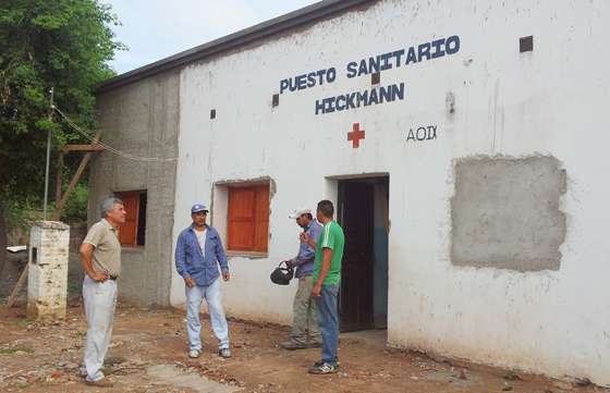 Avanzan las obras de ampliación y refacción del centro de salud de Hickman en Embarcación