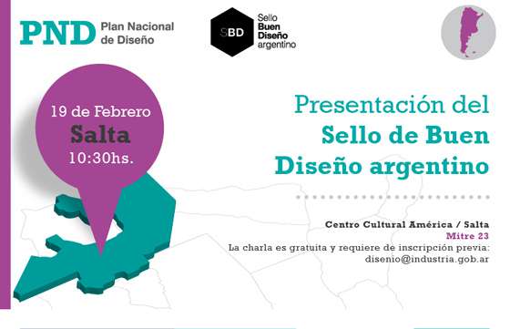 El Sello del Buen Diseño será presentado mañana en Salta