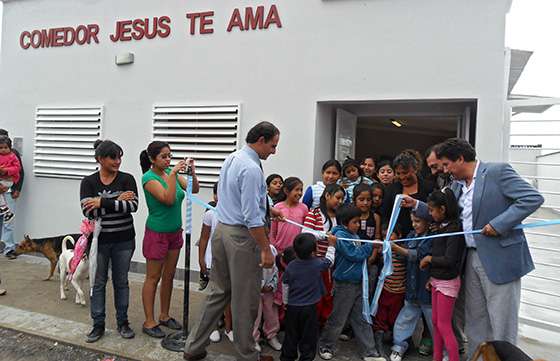 El comedor “Jesús Te Ama” tiene edificio propio por medio de una obra que realizó la Provincia