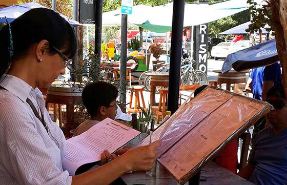 Defensa del Consumidor controló la exhibición de precios en locales gastronómicos