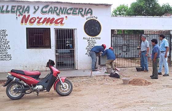 Inició la colocación de gabinetes para la obra de ampliación redes de gas natural en diversos barrios de Tartagal