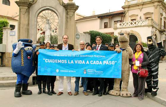 Seguridad Vial recordó el Día Nacional del Peatón con actividades preventivas