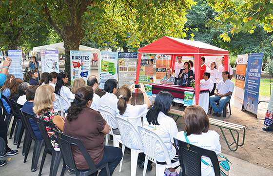 Salud Pública lanzó el Proyecto Plazas Saludables en Capital
