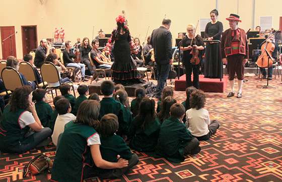 Los Conciertos Didácticos de la Orquesta llegan esta tarde a Campo Quijano