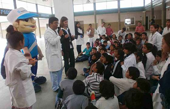 Aguas del Norte concientizó a alumnos de la escuela Juan José Valle