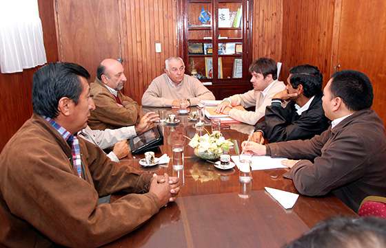 Autoridades de Aguas del Norte acuerdan tareas con el municipio de La Merced