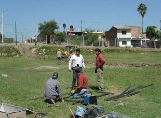 El barrio Santa Clara de Asís tendrá un nueva cancha de fútbol