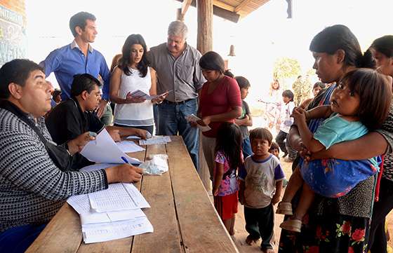 Derechos Humanos entregó módulos focalizados a comunidades de Rivadavia Banda Norte