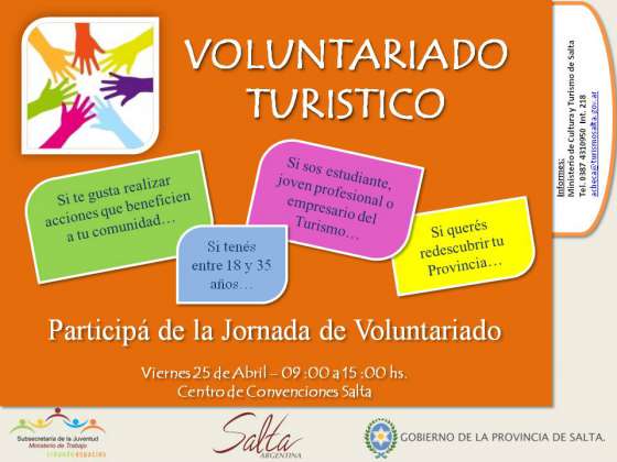 Se realizará una jornada de voluntariado turístico